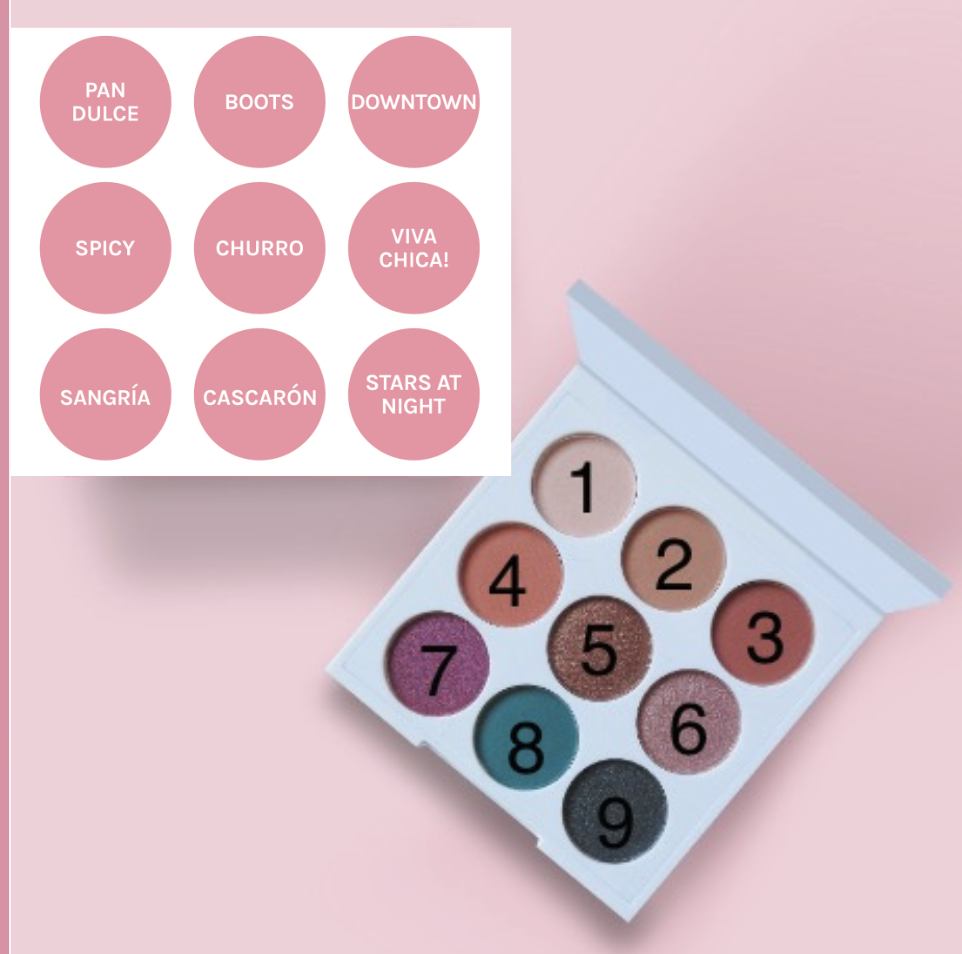 Best Seller! "FIESTA" (Mini-9 Eyeshadow Palette)